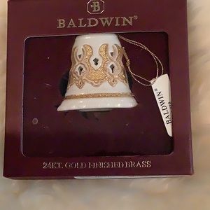 Baldwin bell Christmas ornament.